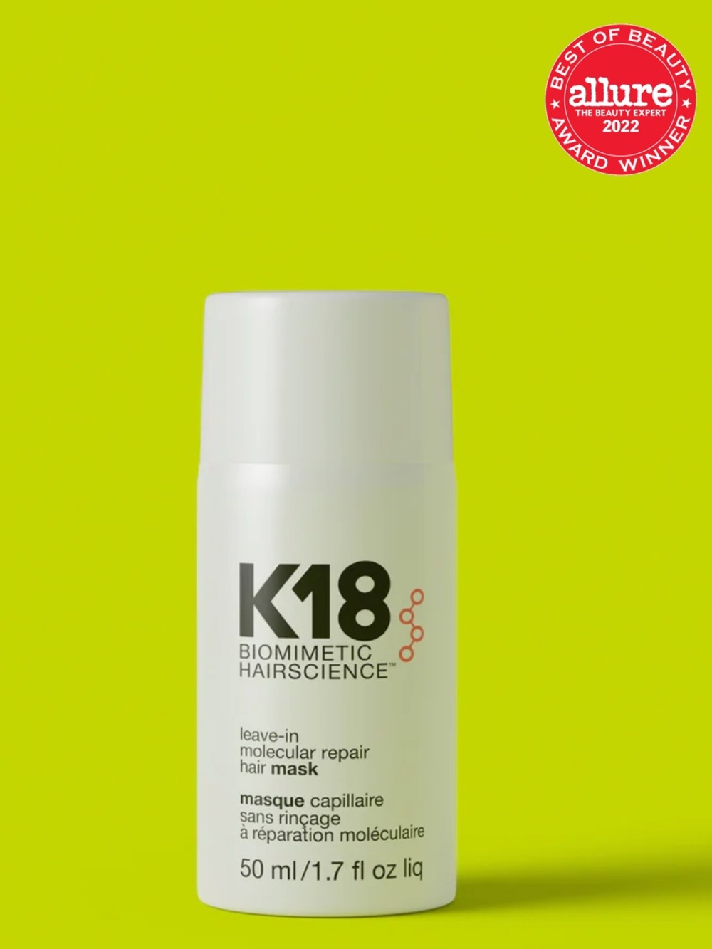 NEW K18 full-size leave-in molecular repair hair mask